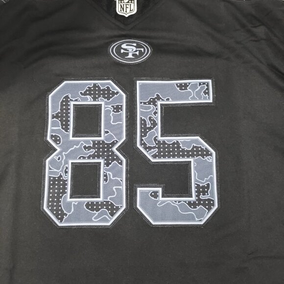 San Francisco 49ers George Kittle #85 Black Jersey - Picture 2 of 9